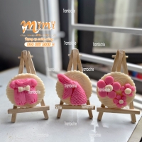 Chân gỗ kê bánh bao loại nhỏ dceor mâm cúng